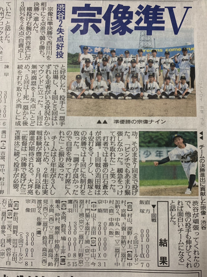 第５４回日本少年野球選手権大会支部予選
